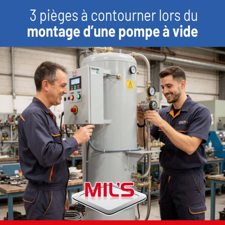 3 pièges à contourner lors du montage d’une pompe à vide :